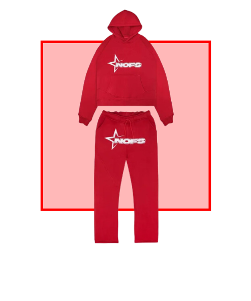 RED NOFS TRACKSUIT