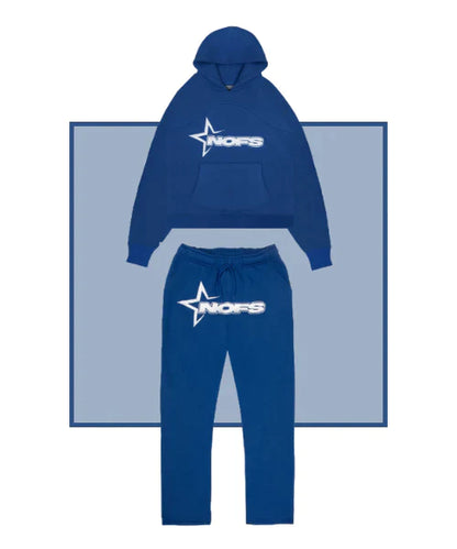 BLUE NOFS TRACKSUIT